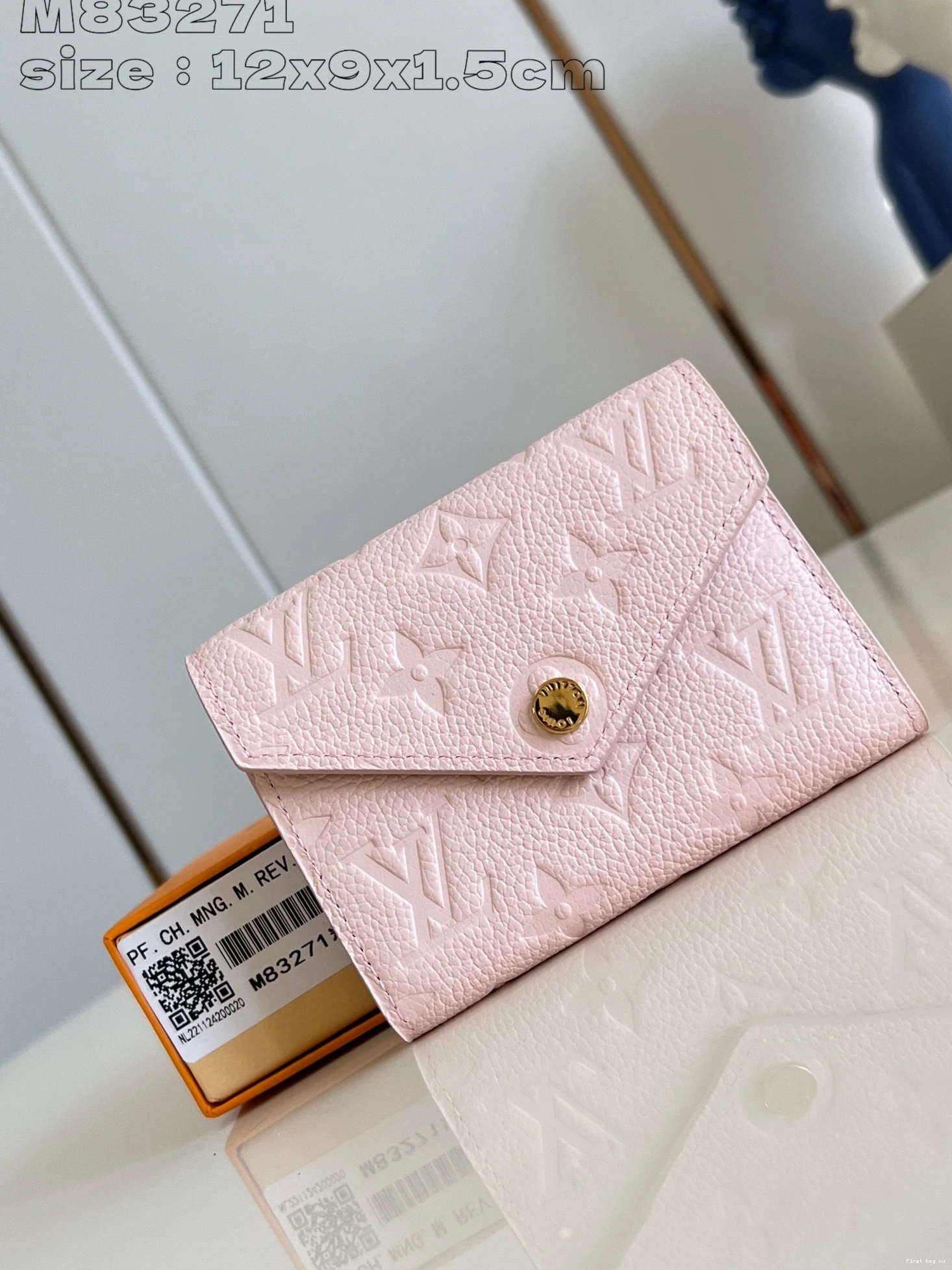 First bag ru VUITTON LOUIS WALLET-12*9.5*2.5 VICTORINE cm 0714